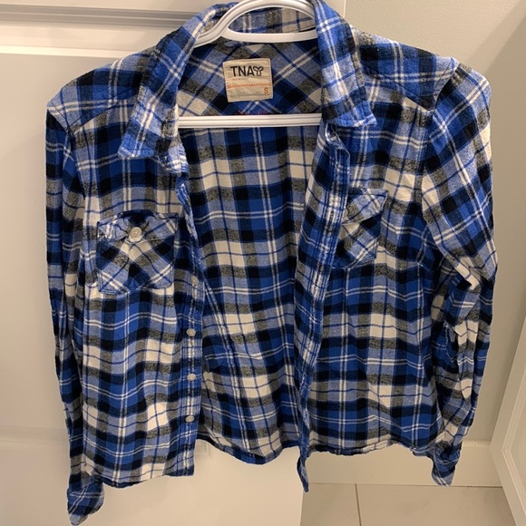 TNA Plaid Shirt - Picture 1 of 1